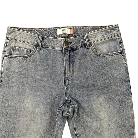 Cabi 100% BF Light Washed Jeans size 10 100% Cotton Classic 2022 Style 6071 - Picture 4 of 8